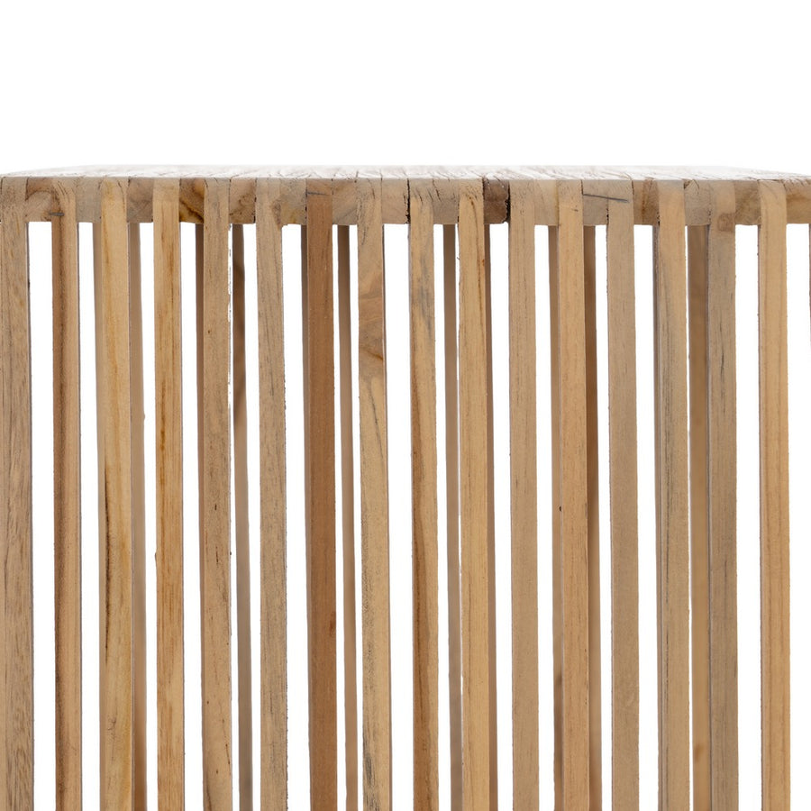 MUEBLE AUXILIAR NATURAL MADERA DE TECA 55 X 30 X 86 CM