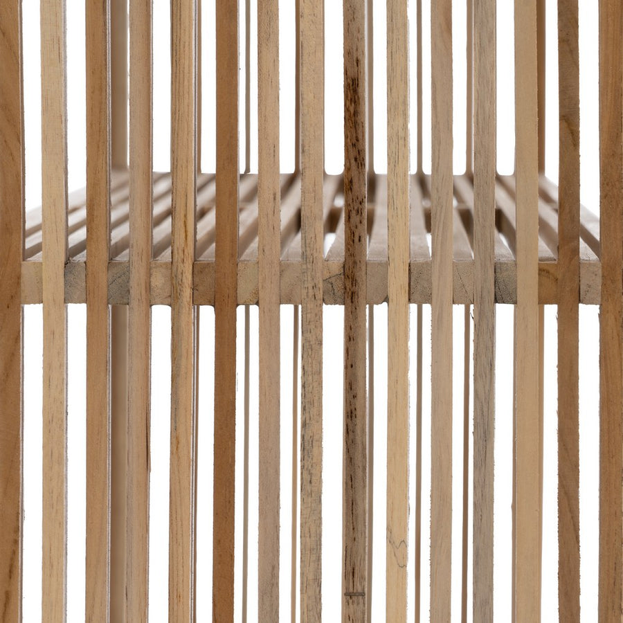 CONSOLA NATURAL MADERA DE TECA ENTRADA 85 X 30 X 85 CM