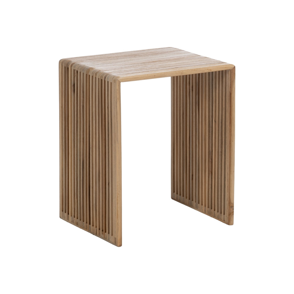 S/3 MESA AUXILIAR NATURAL MADERA DE TECA 41 X 34 X 50 CM