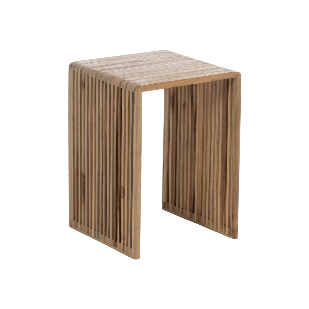 S/3 MESA AUXILIAR NATURAL MADERA DE TECA 41 X 34 X 50 CM
