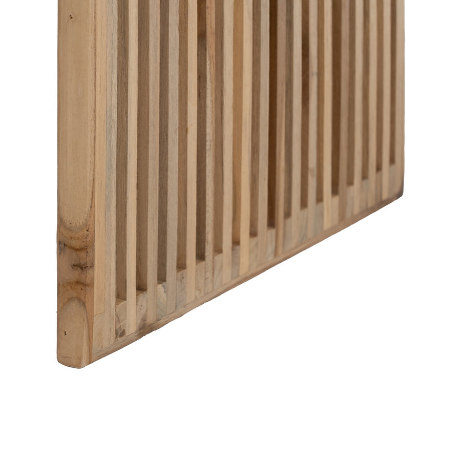 S/3 MESA AUXILIAR NATURAL MADERA DE TECA 41 X 34 X 50 CM