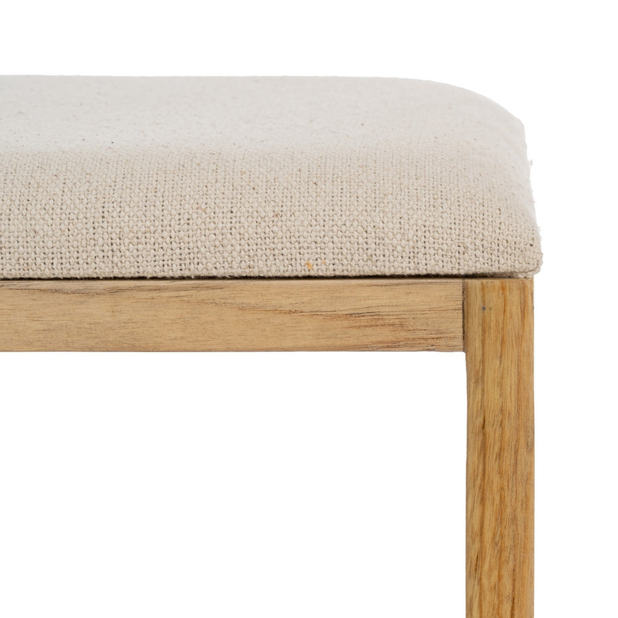 S/2 BANQUETA NATURAL MADERA DE TECA 115 X 35 X 45 CM