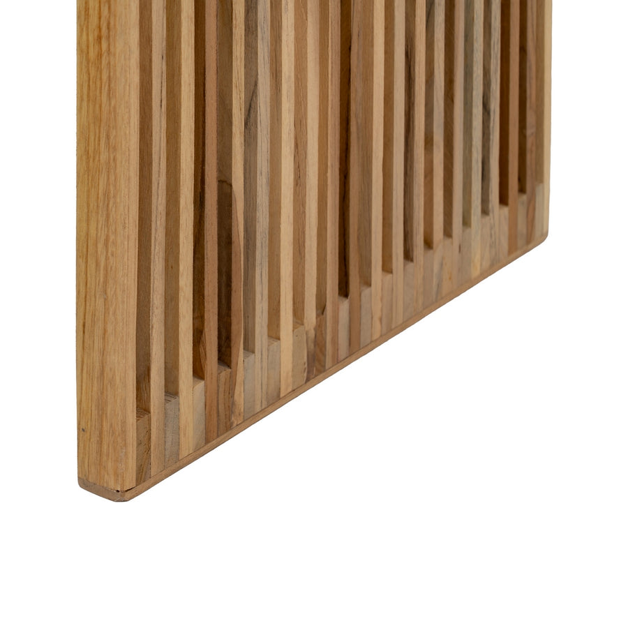 S/2 BANQUETA NATURAL MADERA DE TECA 115 X 35 X 45 CM