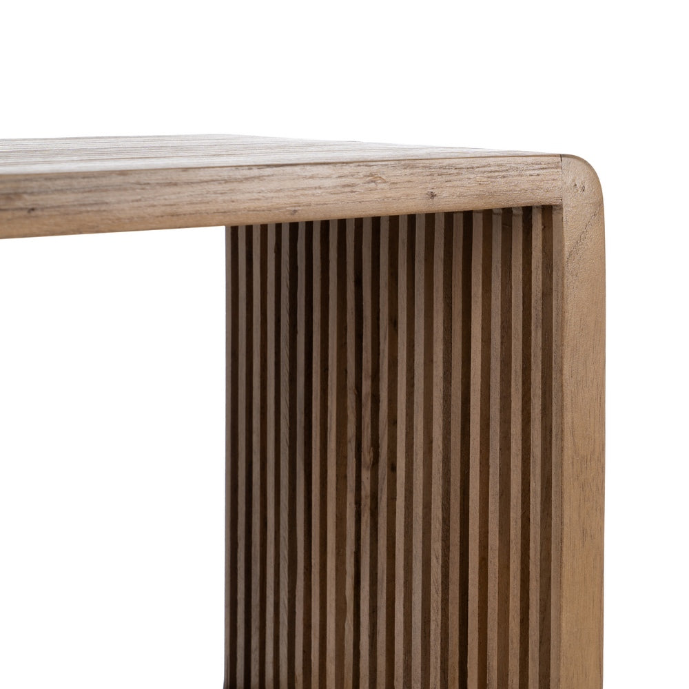 TEAK WOOD LIVING ROOM SHELF 54 X 35 X 116 CM