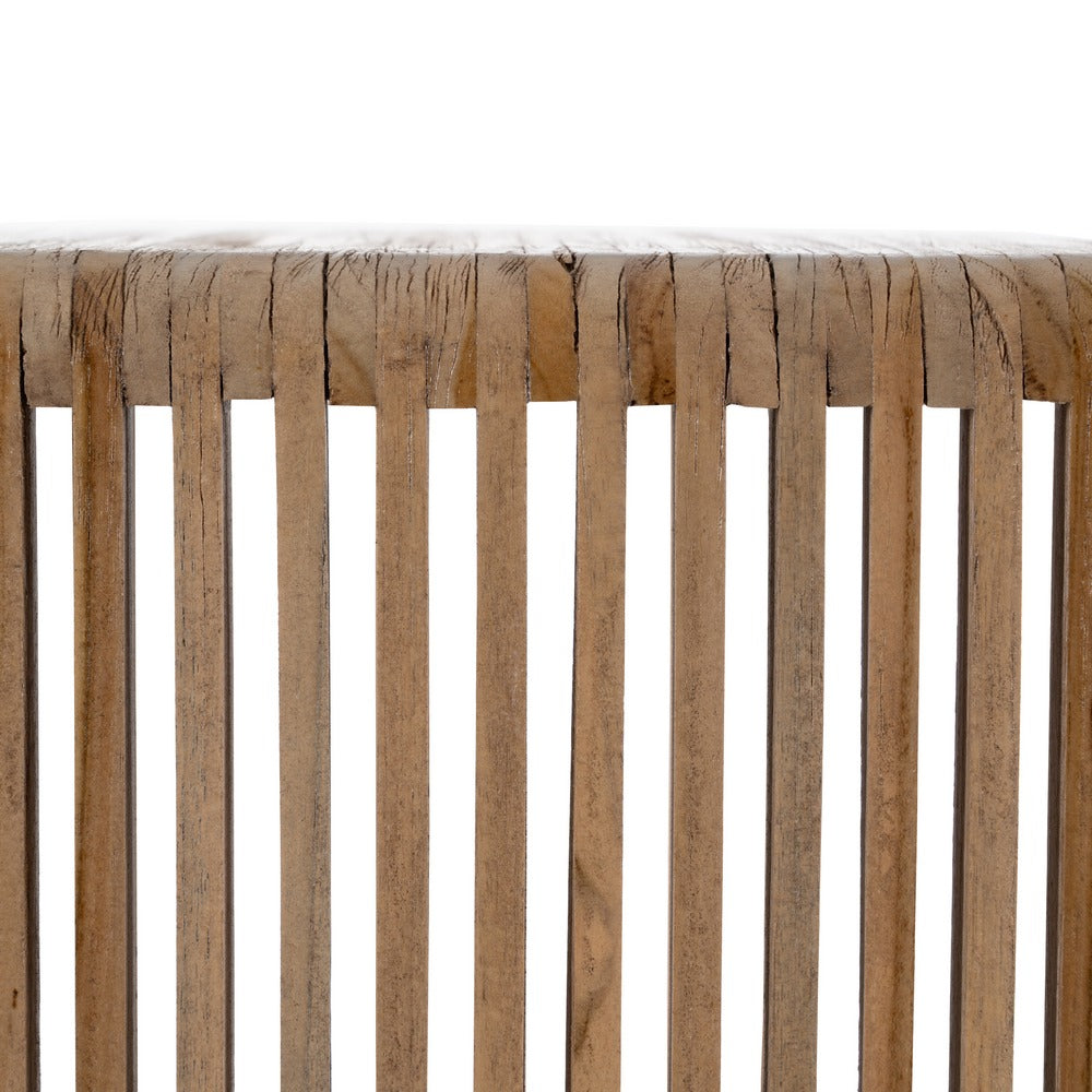 TEAK WOOD LIVING ROOM SHELF 54 X 35 X 116 CM