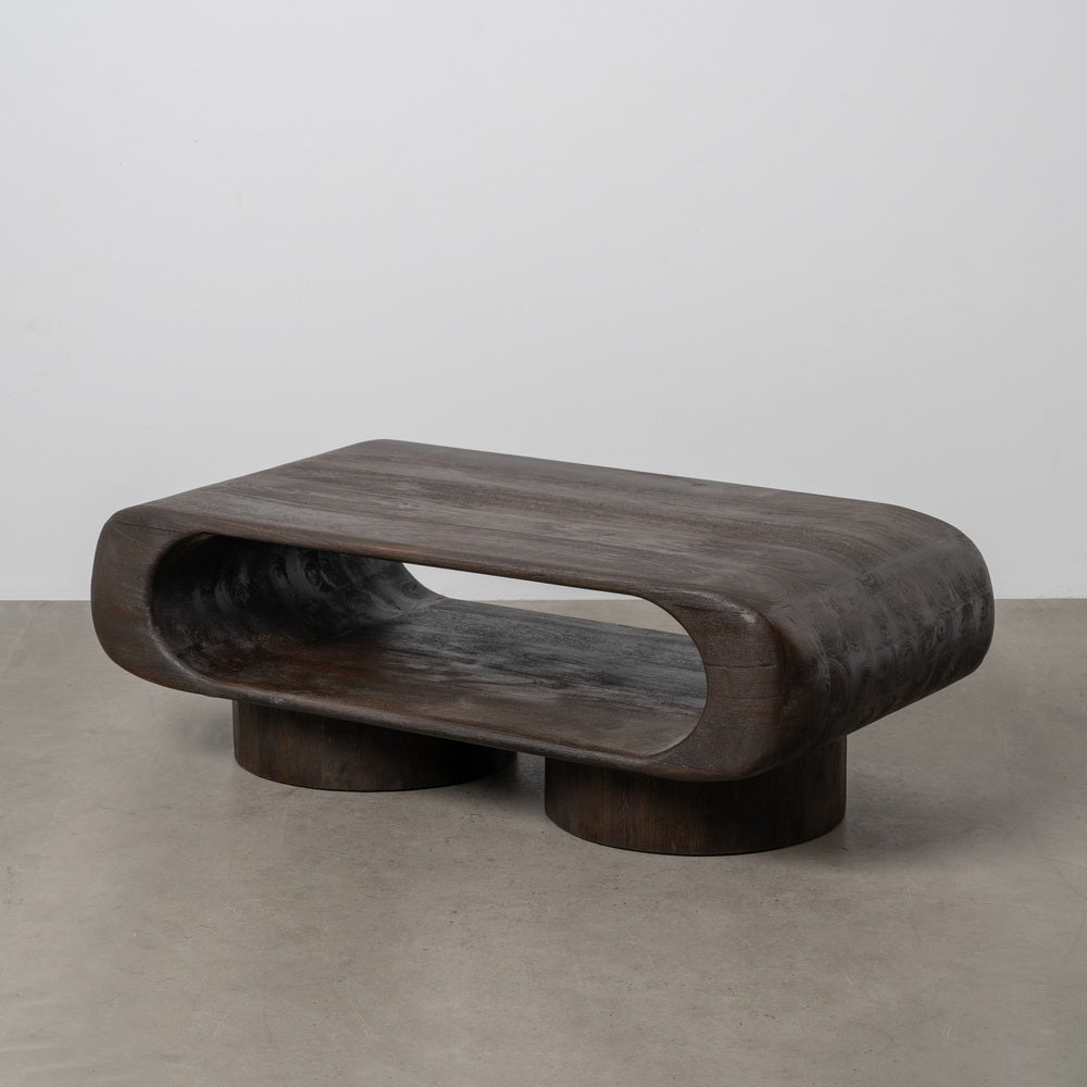 MESA CENTRO MADERA DE MANGO SAL�N 122 X 61 X 42 CM