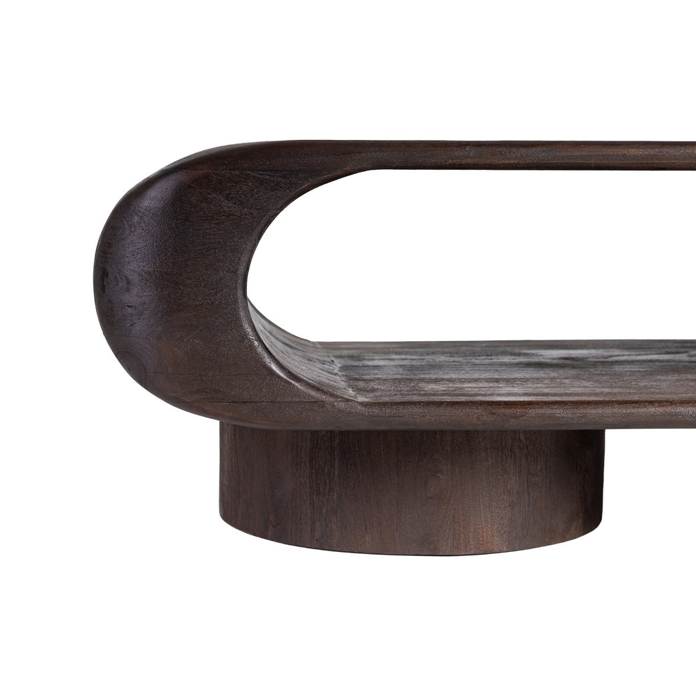 MESA CENTRO MADERA DE MANGO SALÓN 122 X 61 X 42 CM