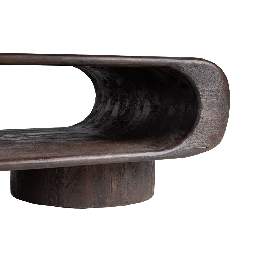 MESA CENTRO MADERA DE MANGO SALÓN 122 X 61 X 42 CM