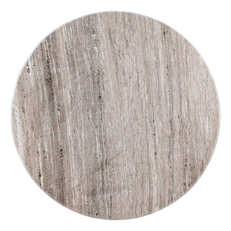 MARBLE/WOOD DINING TABLE LIVING ROOM 115 X 115 X 76 CM
