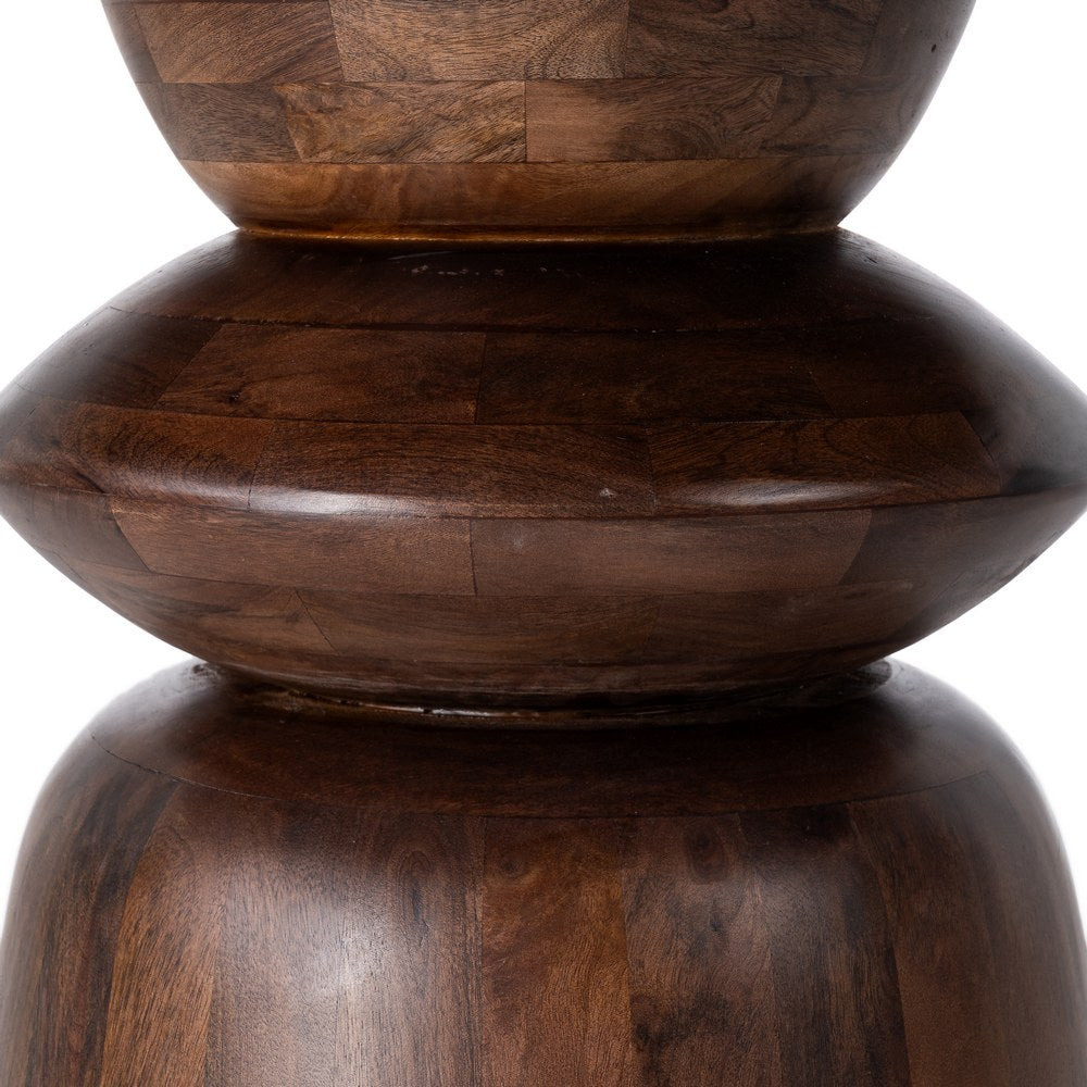 MESA COMEDOR MÁRMOL/MADERA SALÓN 120 X 120 X 76 CM