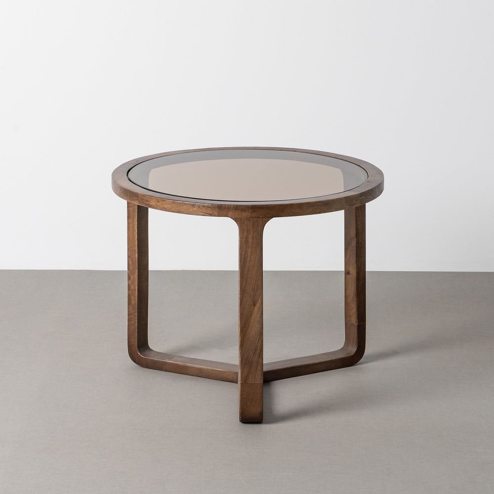 MESA CENTRO MADERA DE MANGO SALÓN 60 X 60 X 48 CM