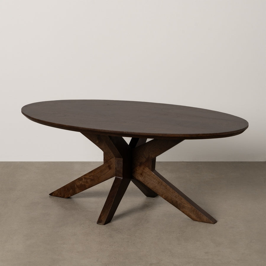 MESA CENTRO MADERA DE MANGO SALÓN 110 X 60 X 43 CM