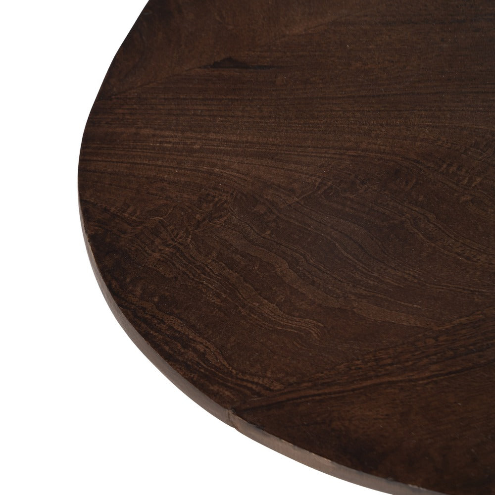MESA CENTRO MADERA DE MANGO SAL�N 110 X 60 X 43 CM