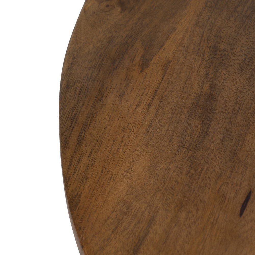MESA CENTRO MADERA DE MANGO SALÓN 100 X 100 X 46 CM