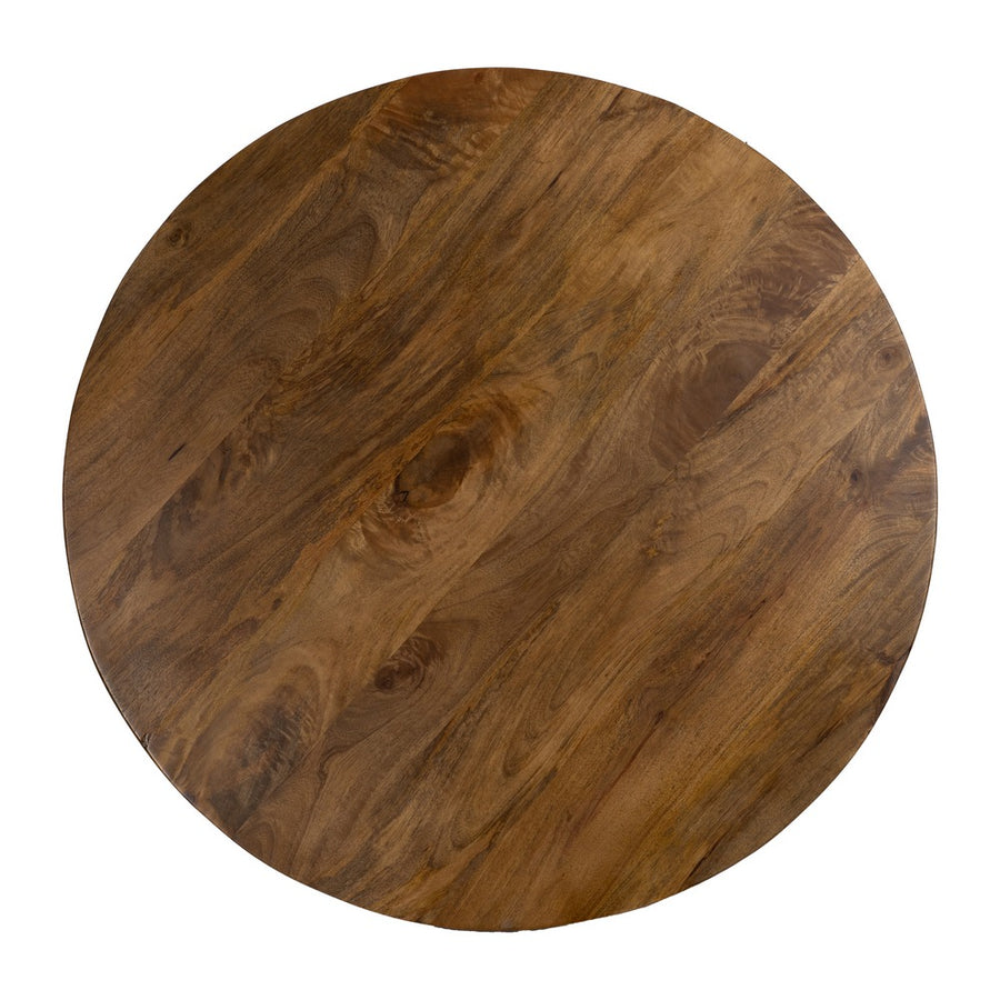 MESA CENTRO MADERA DE MANGO SALÓN 100 X 100 X 46 CM
