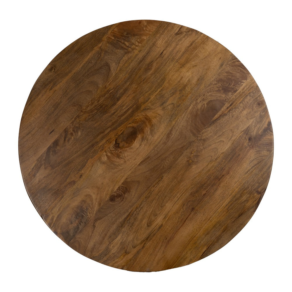 MESA CENTRO MADERA DE MANGO SALÓN 100 X 100 X 46 CM