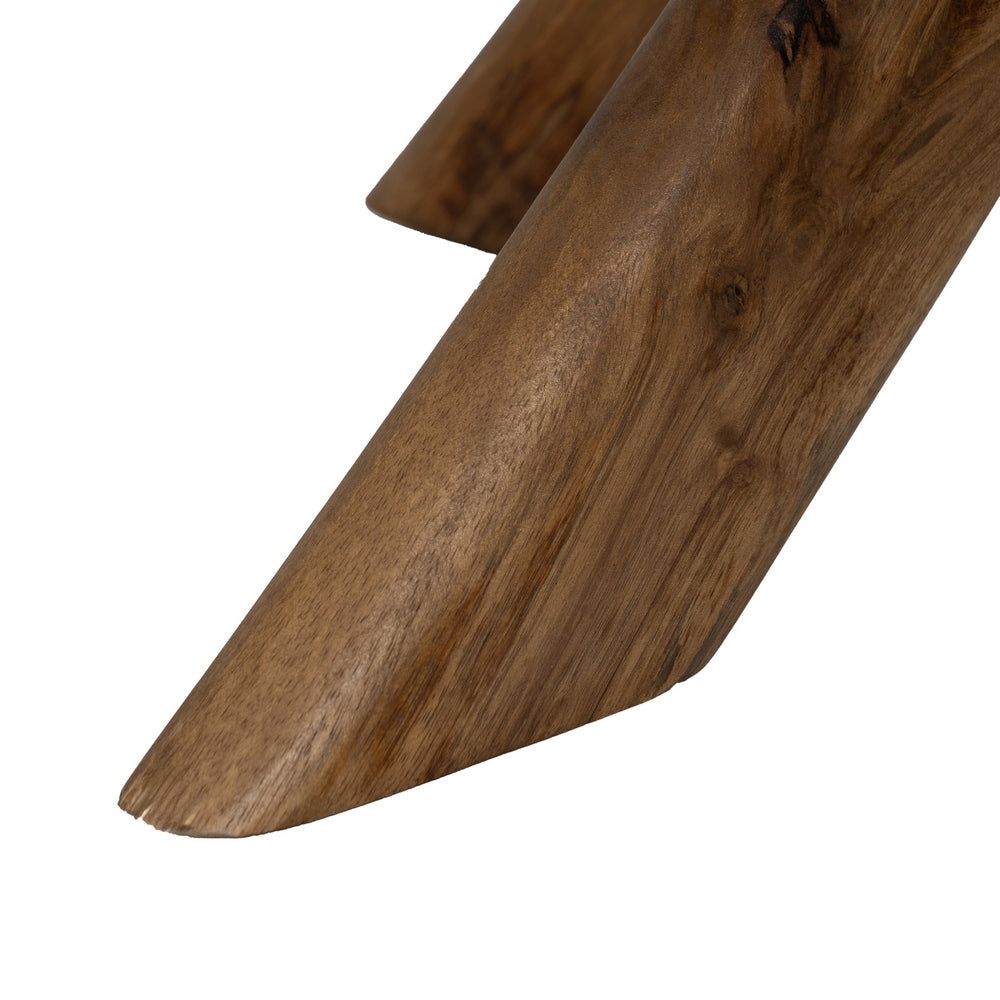 MESA CENTRO MADERA DE MANGO SALÓN 100 X 100 X 46 CM