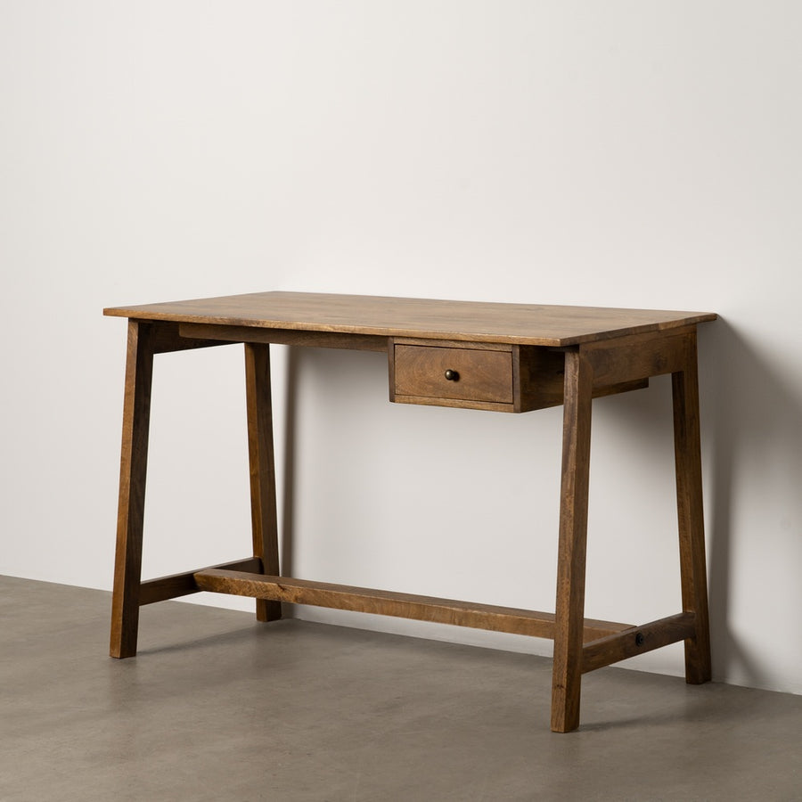 ESCRITORIO NATURAL MADERA DE MANGO 120 X 60 X 78 CM