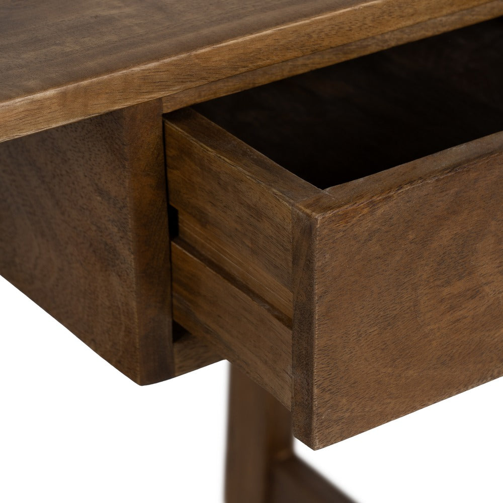 ESCRITORIO NATURAL MADERA DE MANGO 120 X 60 X 78 CM