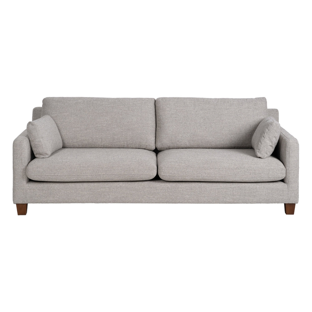 SOF� 3 PLAZAS GRIS TEJIDO-MADERA 221 X 90 X 87 CM