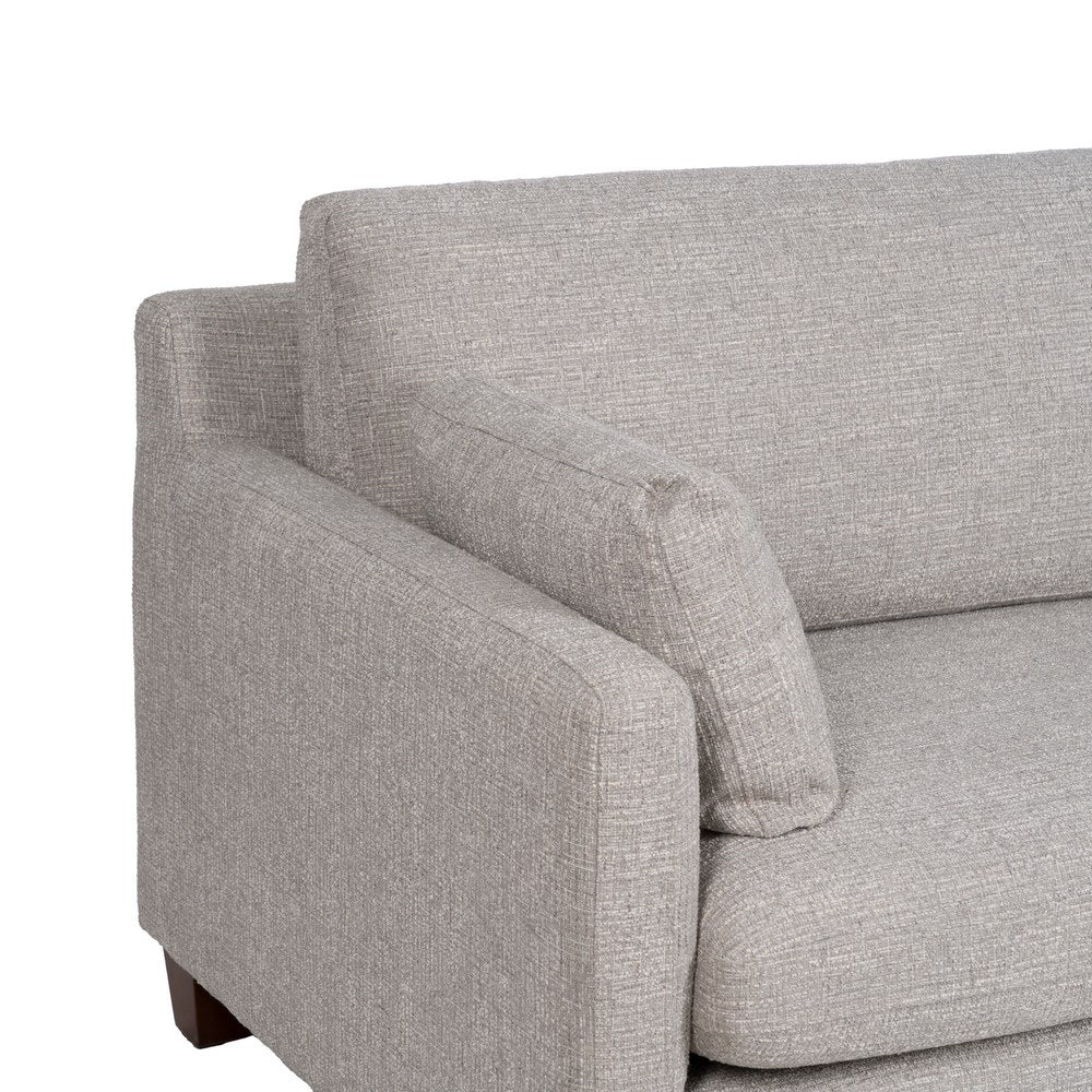 SOF� 3 PLAZAS GRIS TEJIDO-MADERA 221 X 90 X 87 CM