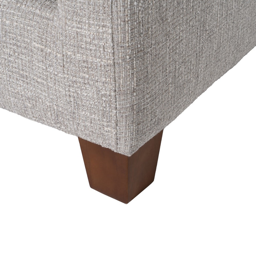 SOFÁ 3 PLAZAS GRIS TEJIDO-MADERA 221 X 90 X 87 CM