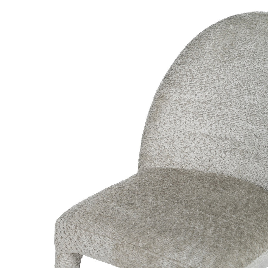 SILLA BEIGE TEJIDO-METAL 47 X 61,50 X 85 CM