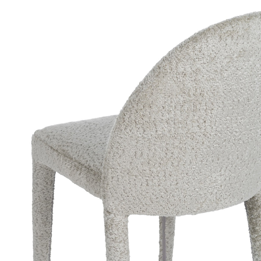 SILLA BEIGE TEJIDO-METAL 47 X 61,50 X 85 CM