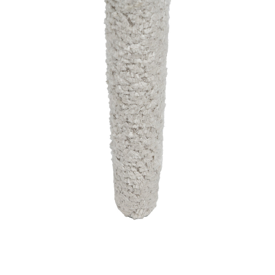 SILLA BEIGE TEJIDO-METAL 47 X 61,50 X 85 CM