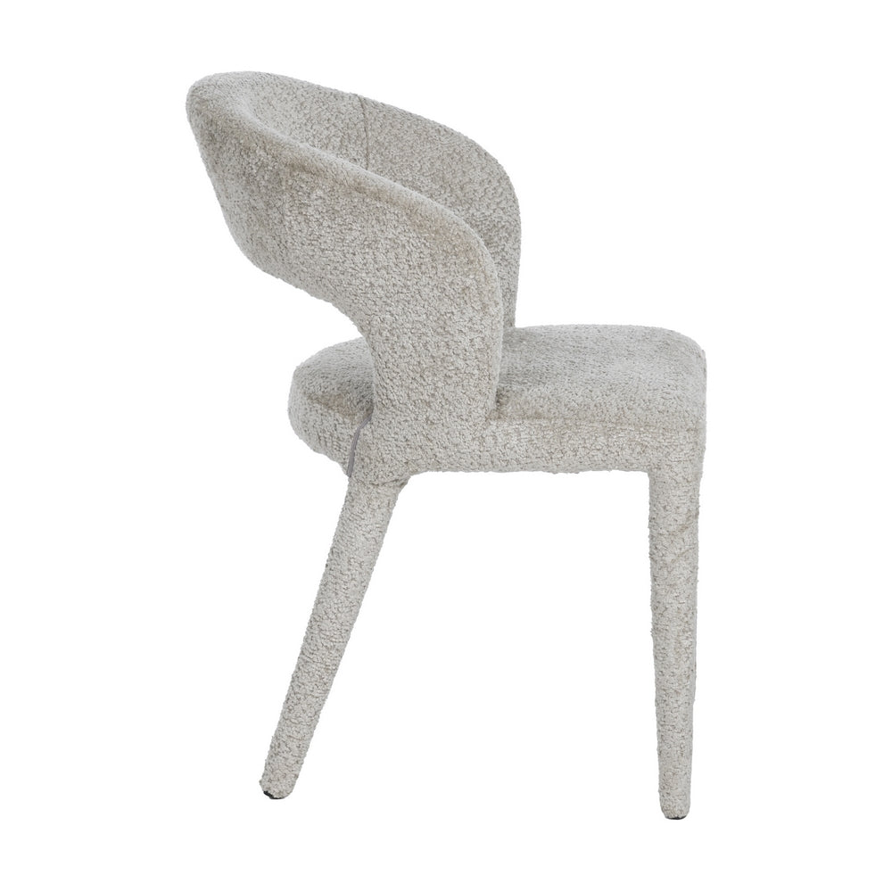 SILLA BEIGE TEJIDO-METAL 55 X 60 X 80 CM