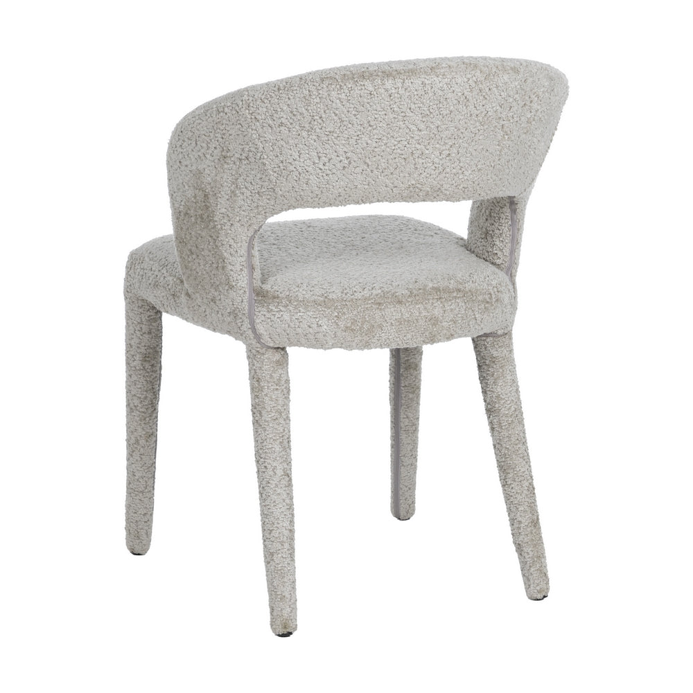 SILLA BEIGE TEJIDO-METAL 55 X 60 X 80 CM