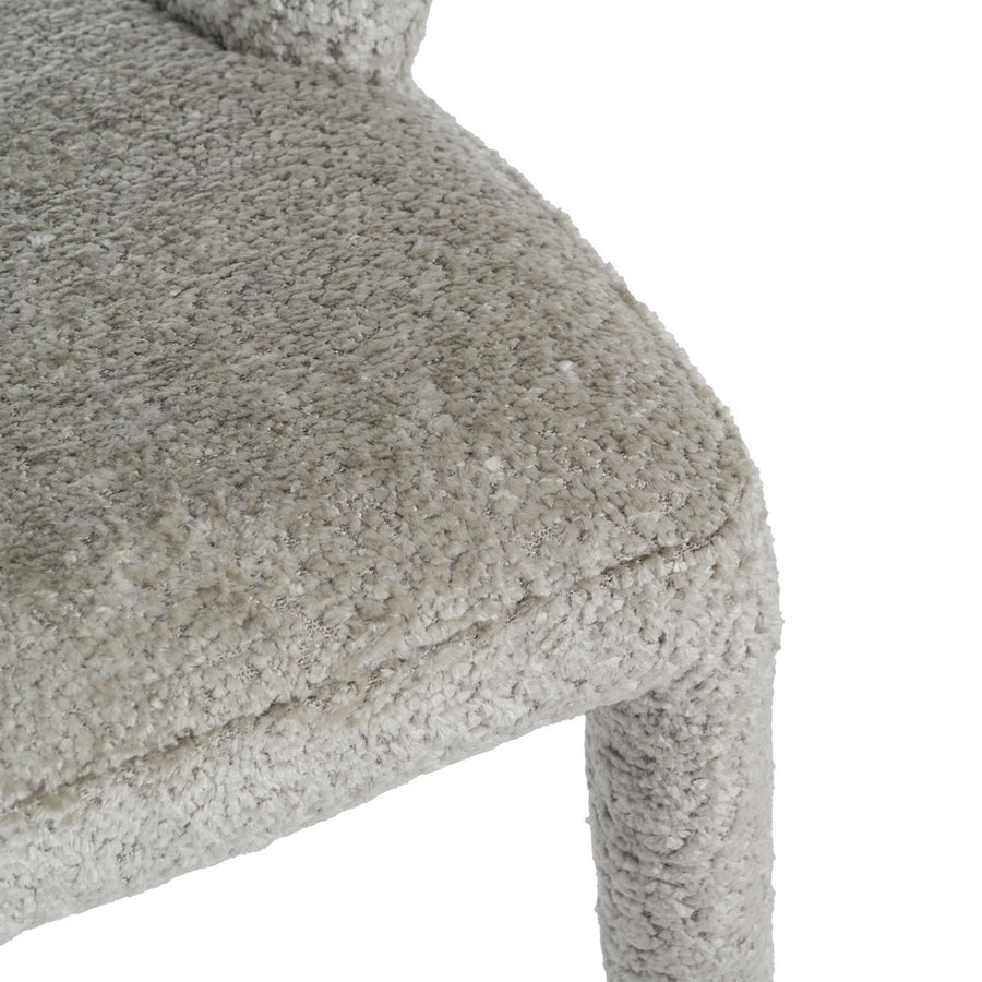 SILLA BEIGE TEJIDO-METAL 55 X 60 X 80 CM