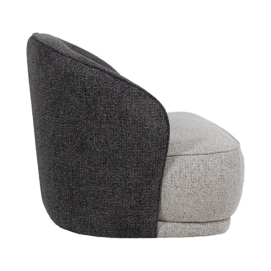 SILLÓN BICOLOR TEJIDO SALÓN 78 X 81 X 74 CM