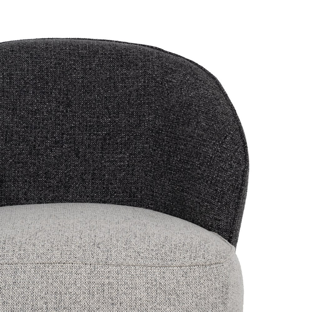 SILLÓN BICOLOR TEJIDO SALÓN 78 X 81 X 74 CM