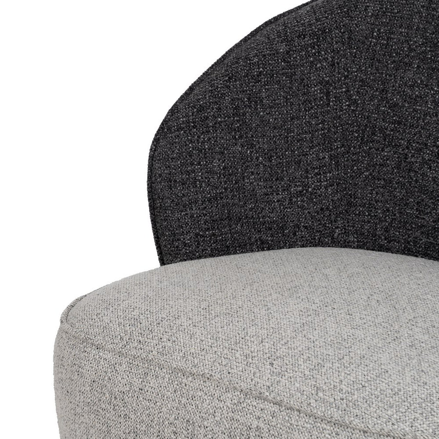 SILLÓN BICOLOR TEJIDO SALÓN 78 X 81 X 74 CM