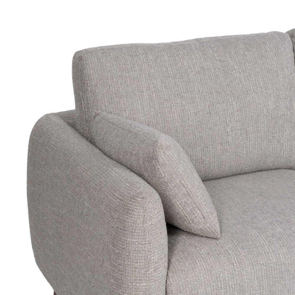 SOF� CHAISE LONGUE GRIS TEJIDO-MADERA 240 X 155 X 86 CM