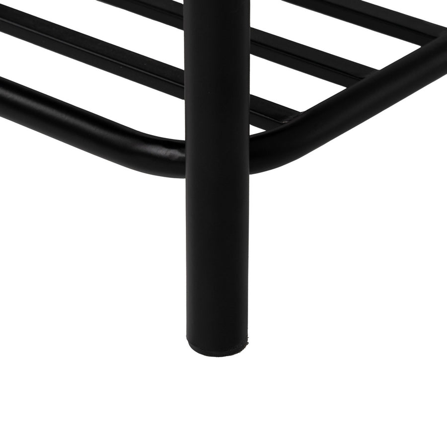 BANCO BEIGE TEJIDO-METAL 91 X 36 X 45 CM