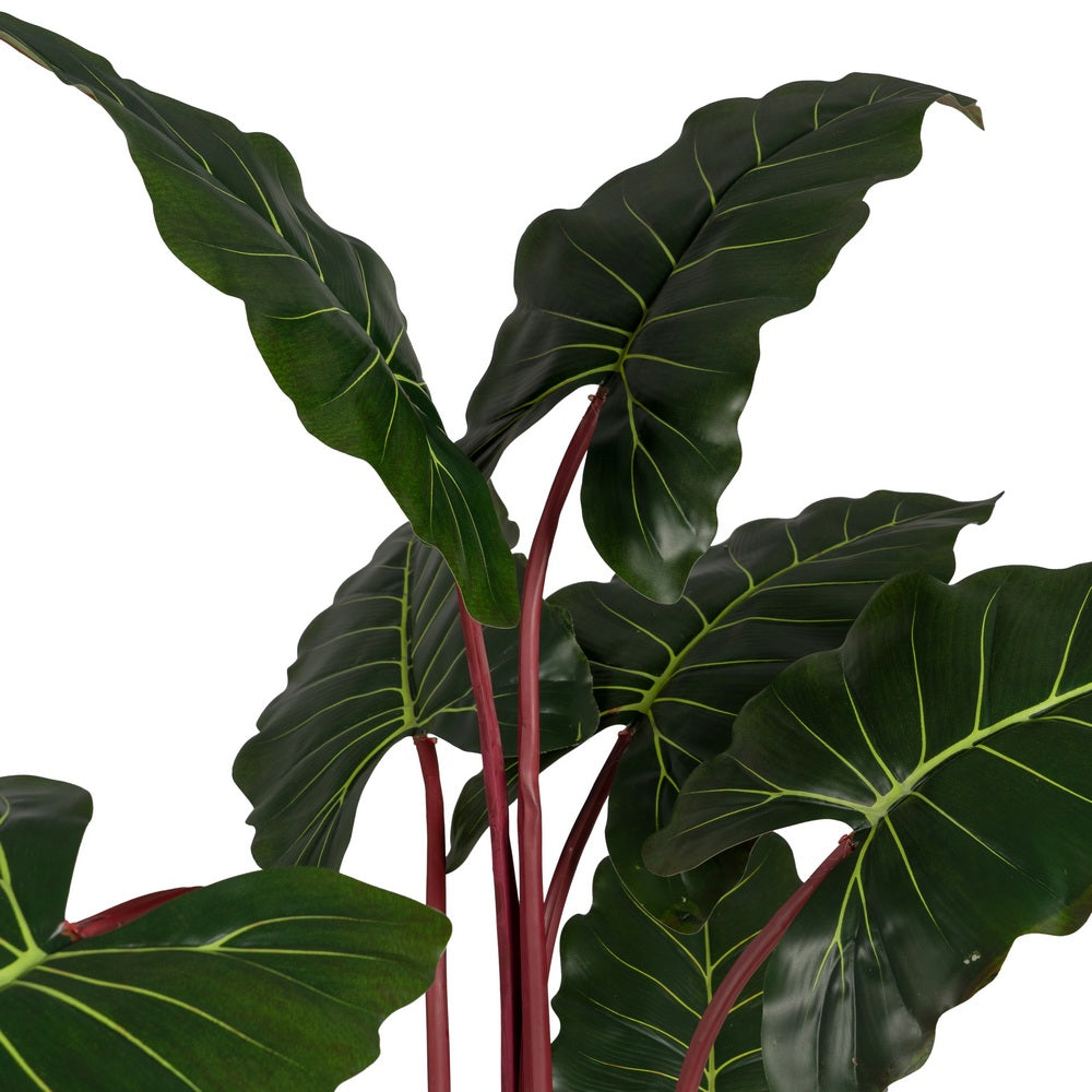 PLANTA COLOCASIA VERDE ARTIFICIAL JARDÍN 80 X 80 X 160 CM