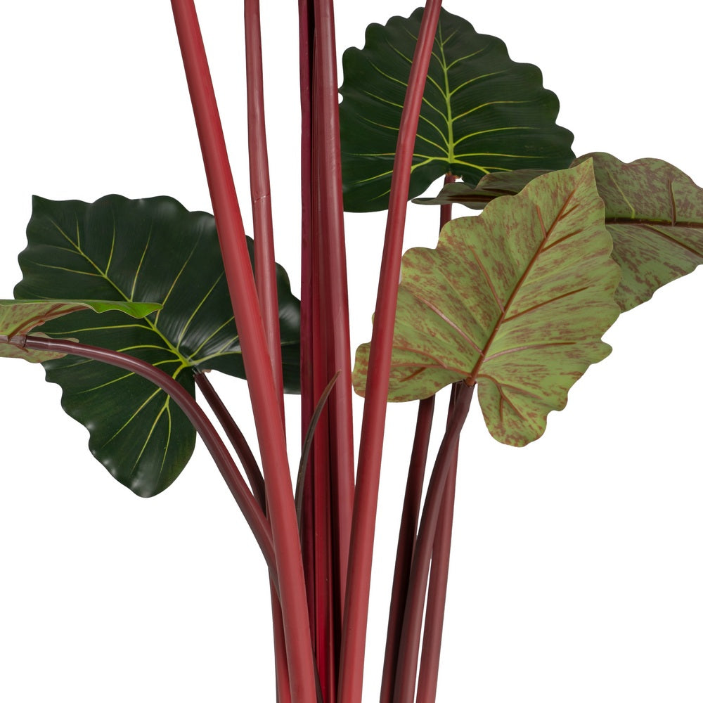 PLANTA COLOCASIA VERDE ARTIFICIAL JARDÍN 80 X 80 X 160 CM