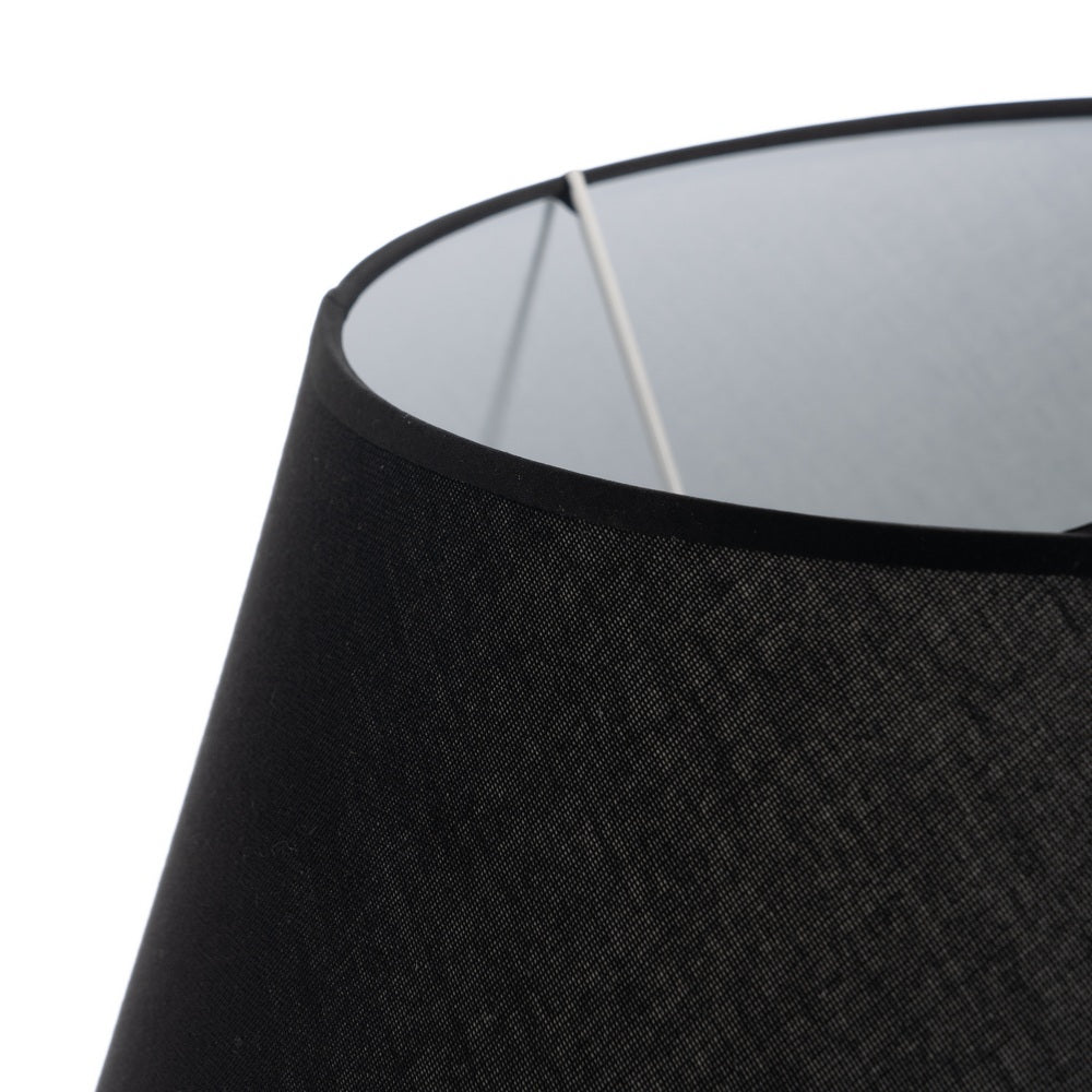 WHITE-BLACK CERAMIC TABLE LAMP 50 X 50 X 73 CM
