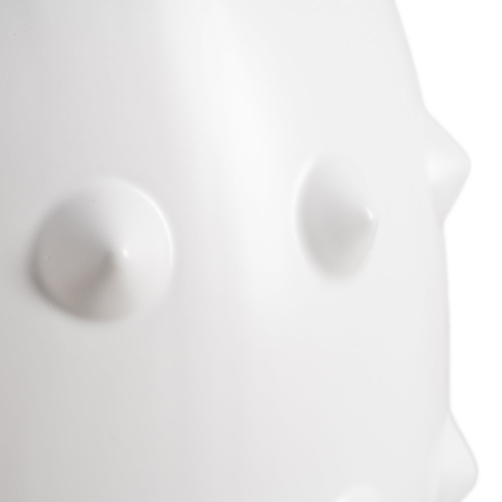 WHITE-BLACK CERAMIC TABLE LAMP 50 X 50 X 73 CM
