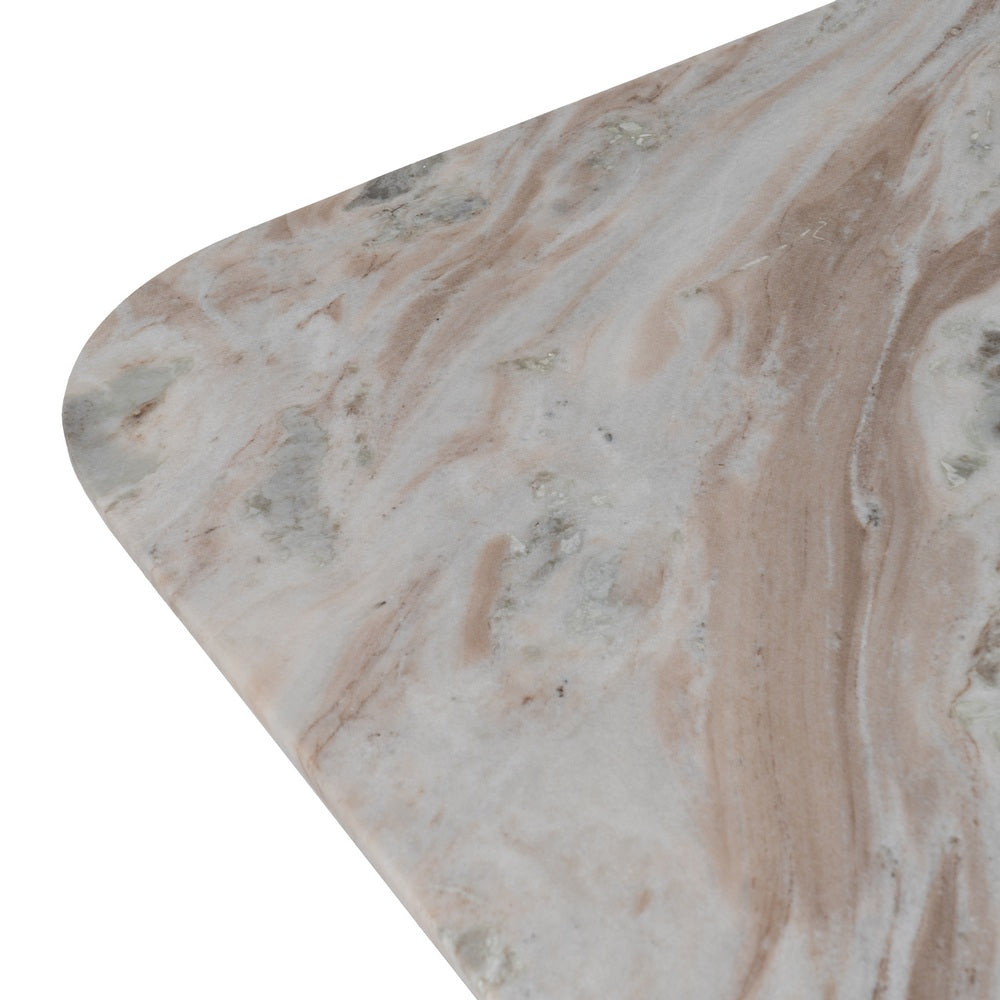 S/2 MESA CENTRO MADERA-MÁRMOL SALÓN 100 X 100 X 41 CM