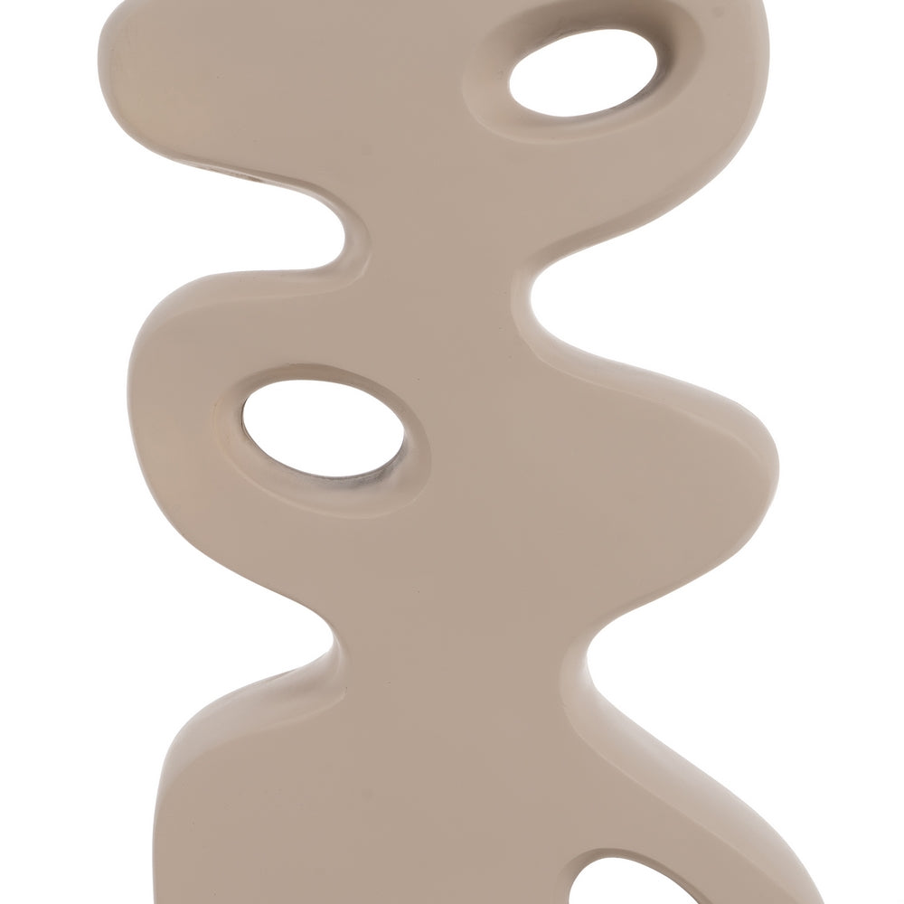 LÁMPARA SUELO CREMA RESINA ILUMINACIÓN 33 X 33 X 126,50 CM