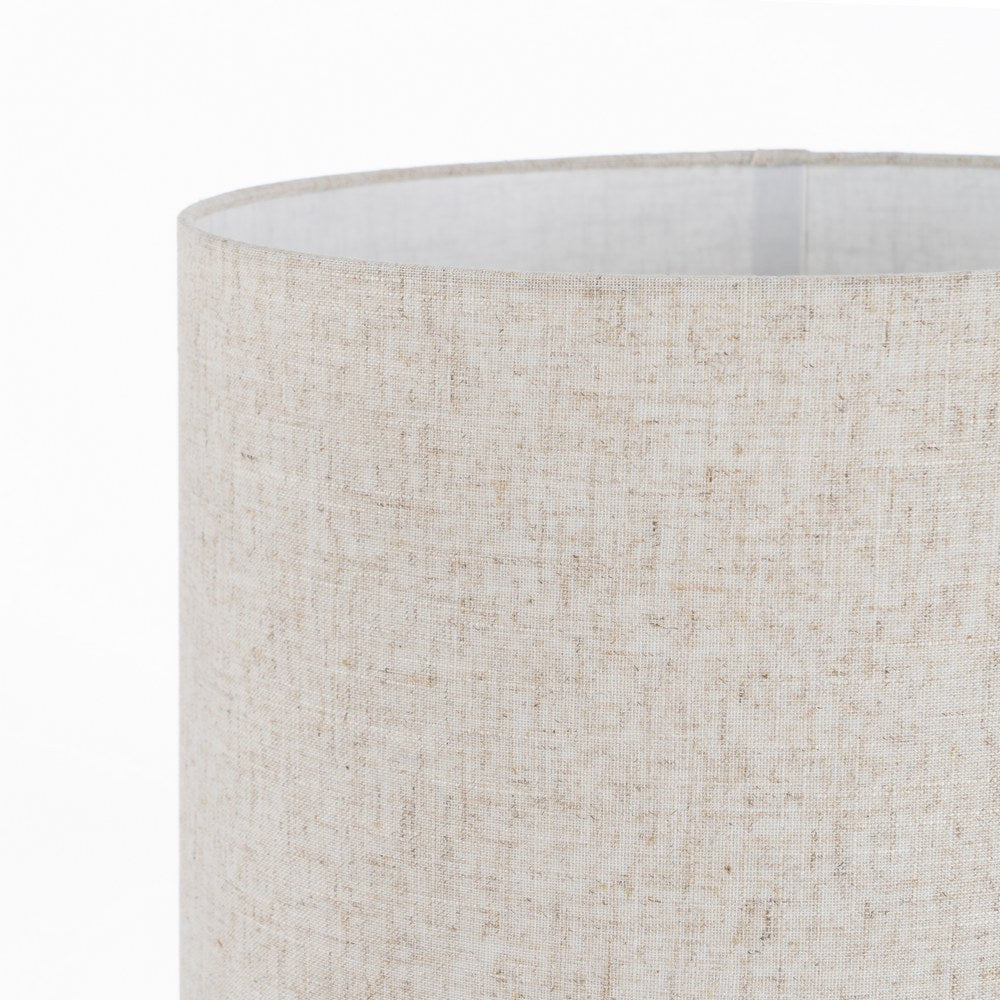 BEIGE RESIN FLOOR LAMP LIGHTING 35 X 35 X 128 CM