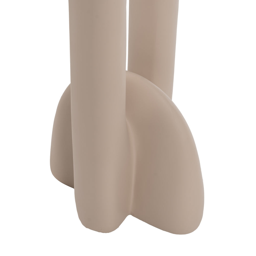 BEIGE RESIN FLOOR LAMP LIGHTING 35 X 35 X 142 CM