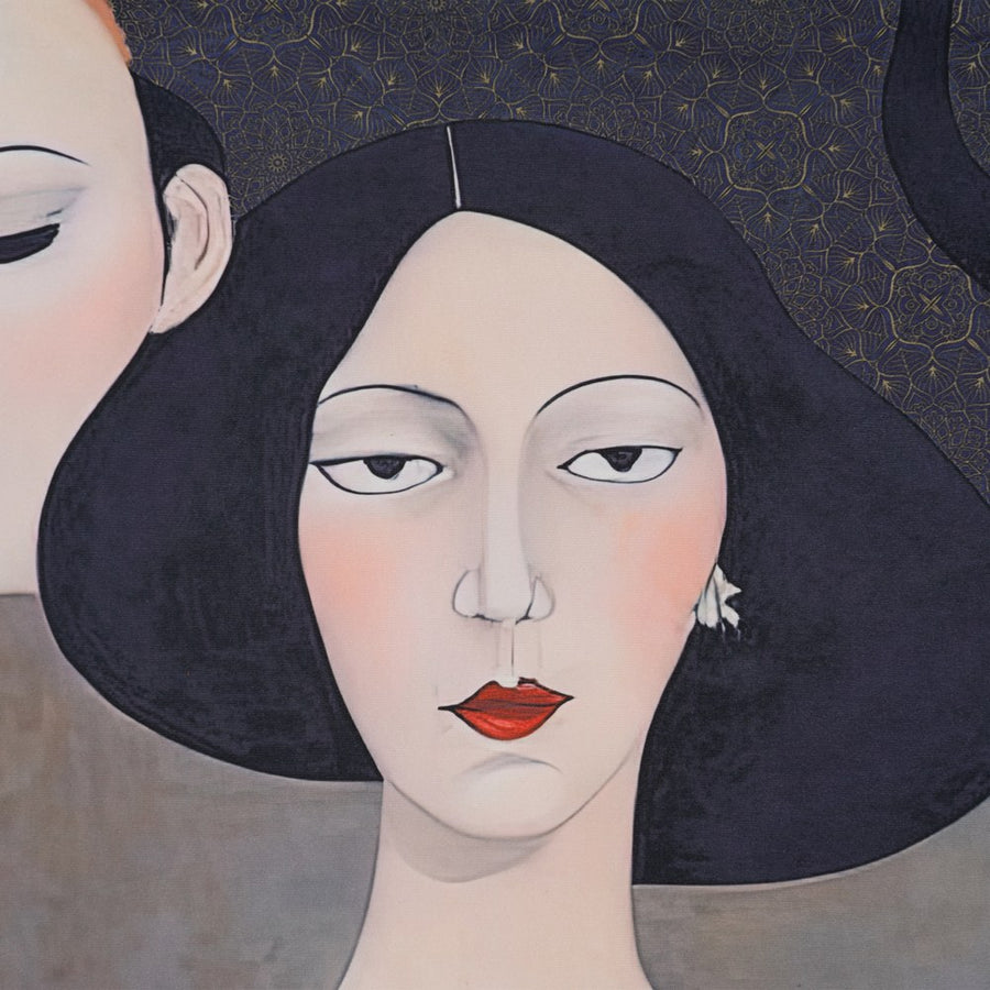 WOVEN WOMAN TAPESTRY 125 X 1.70 X 160 CM