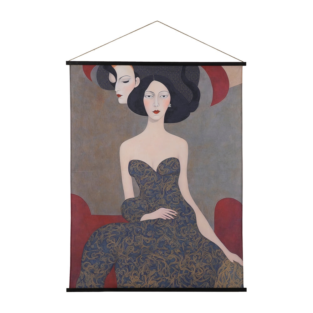 WOVEN WOMAN TAPESTRY 125 X 1.70 X 160 CM