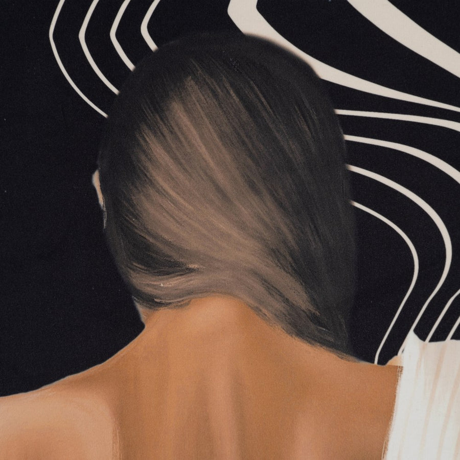TAPIZ MUJER TEJIDO 90 X 1,70 X 120 CM