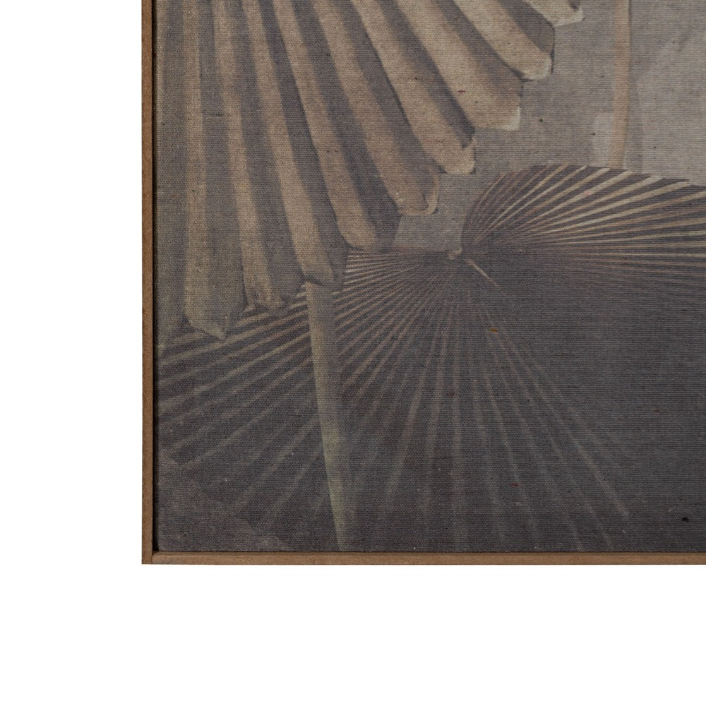 CUADRO IMPRESIÓN GARZA DM-MADERA 120 X 3 X 80 CM
