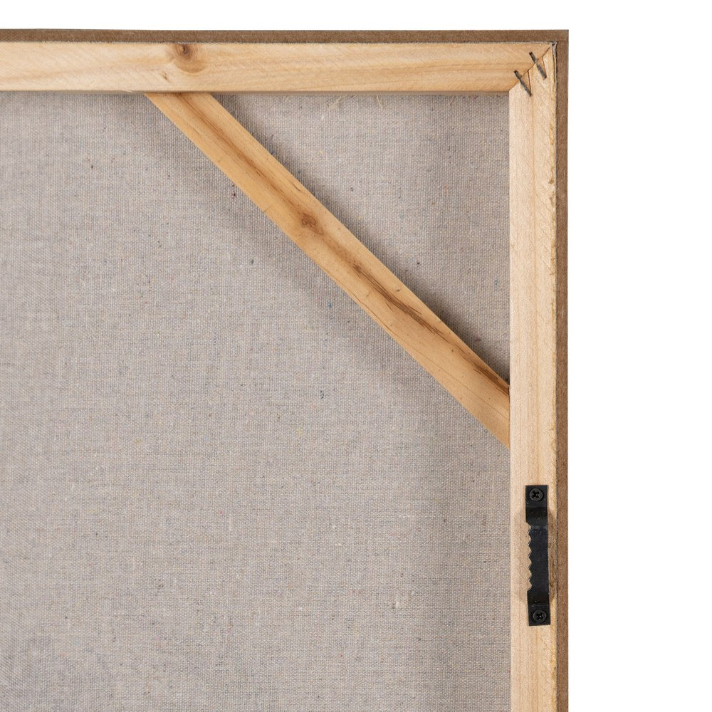 CUADRO IMPRESIÓN GARZA DM-MADERA 120 X 3 X 80 CM